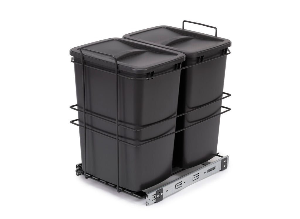 Emuca - Pojemniki do recyklingu do kuchni 2x35L