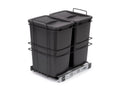 Emuca - Pojemniki do recyklingu do kuchni 2x35L